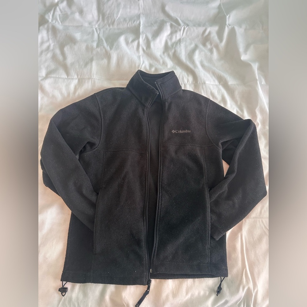 Columbia Charcoal Full-Zip Fleece Jacket